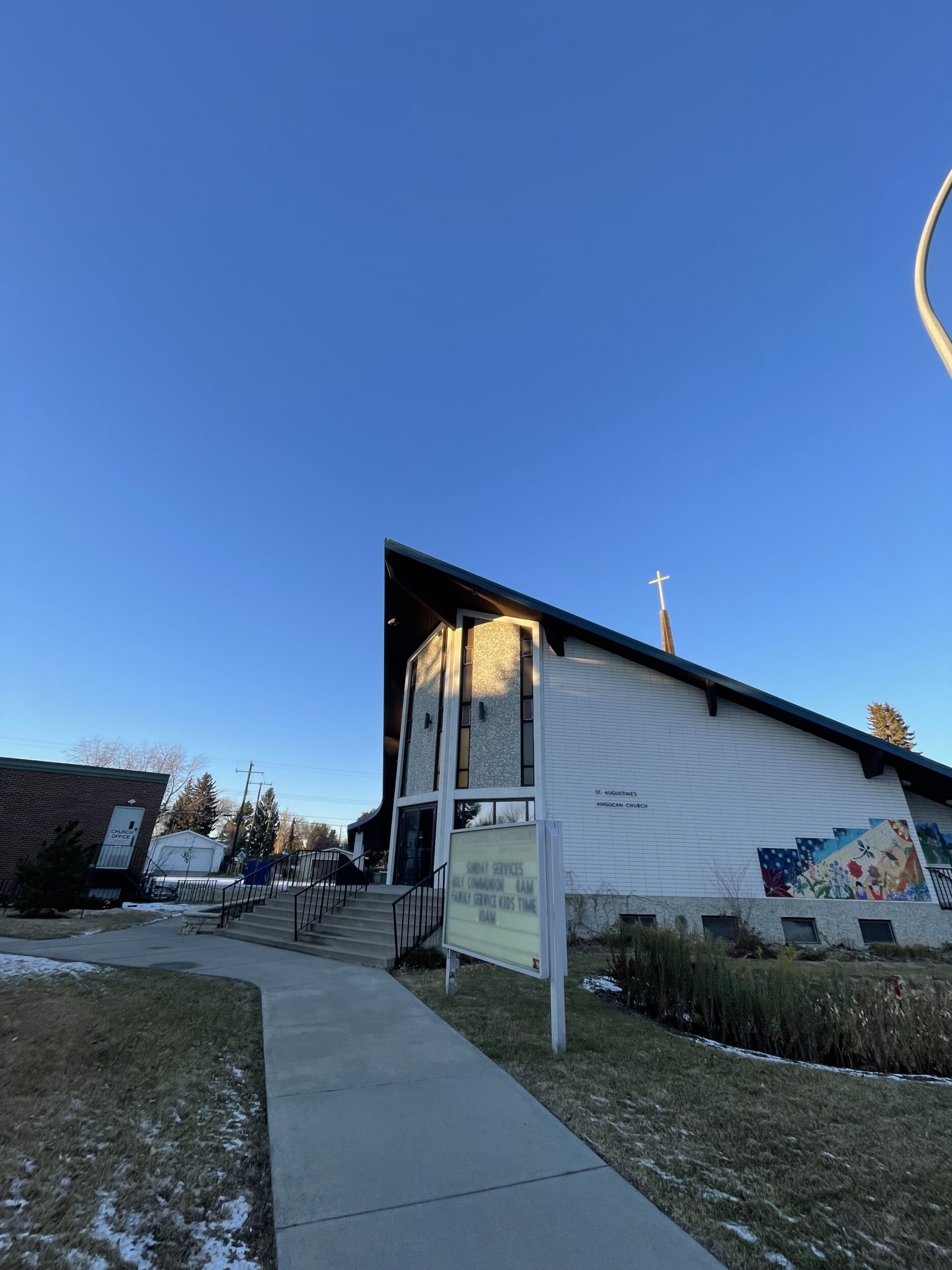 Front view of St. Augustine Church - Edmonton